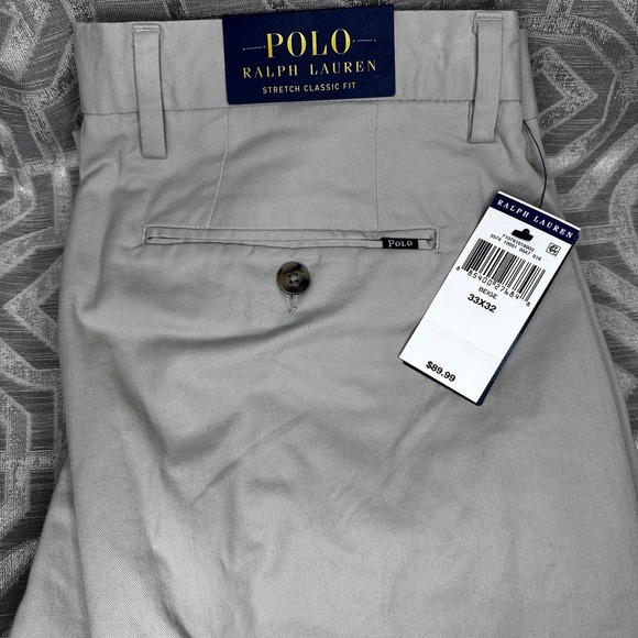Polo Ralph Lauren Other - Polo Ralph Lauren Men's Stretch Classic Fit Pants, Beige  size 33X32